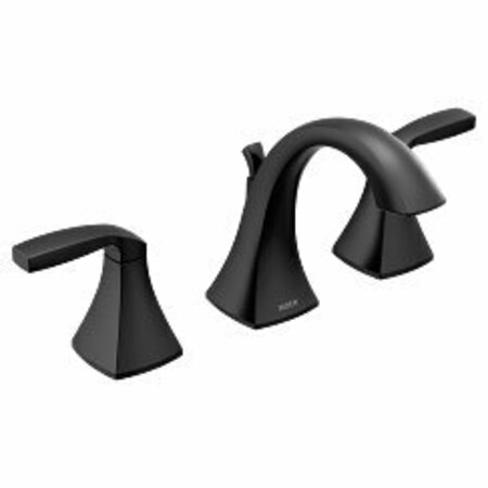 MOEN Voss Two-Handle Bathroom Faucet in Matte Black T6905BL